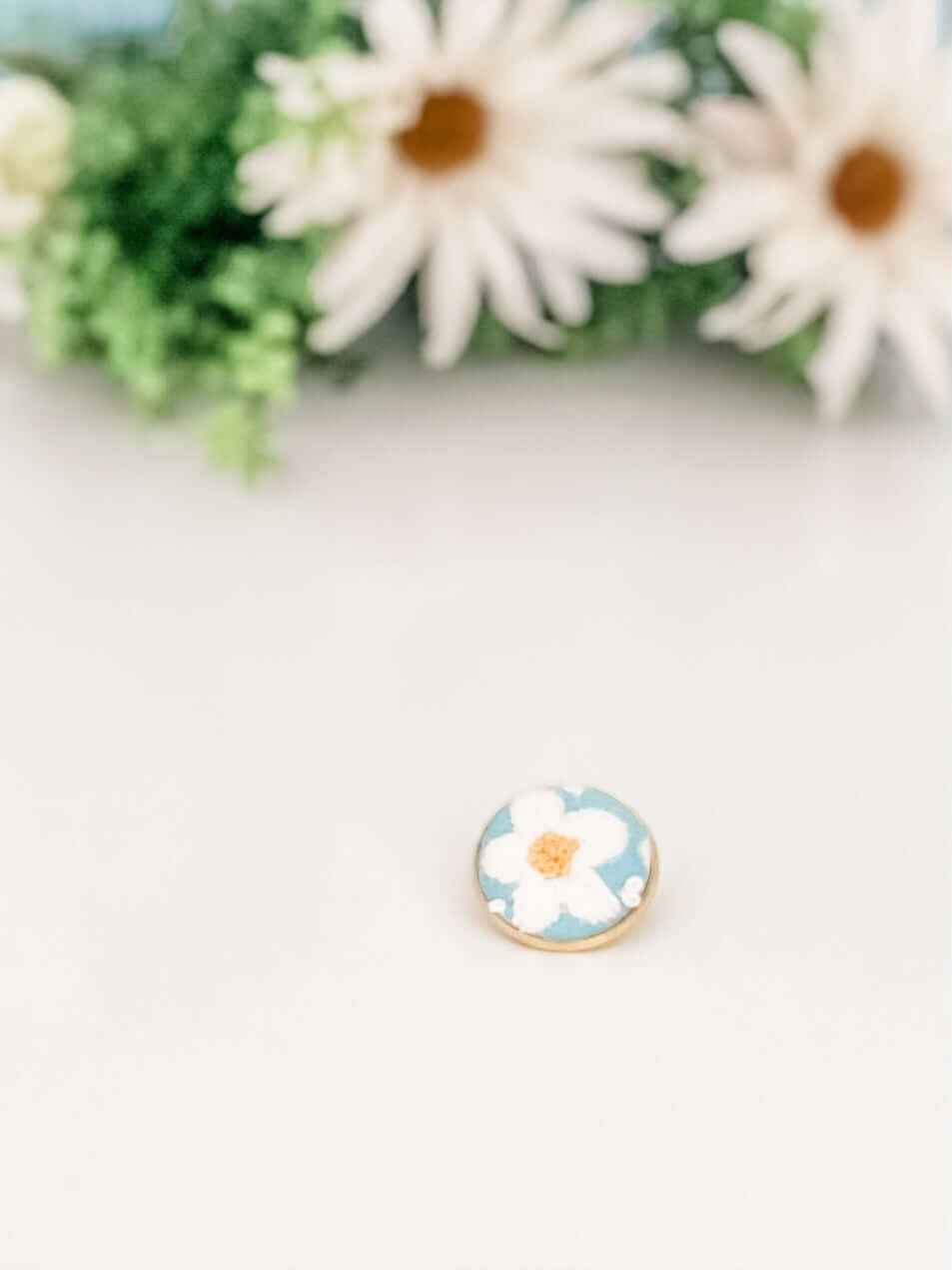 Hand-embroidered Pin