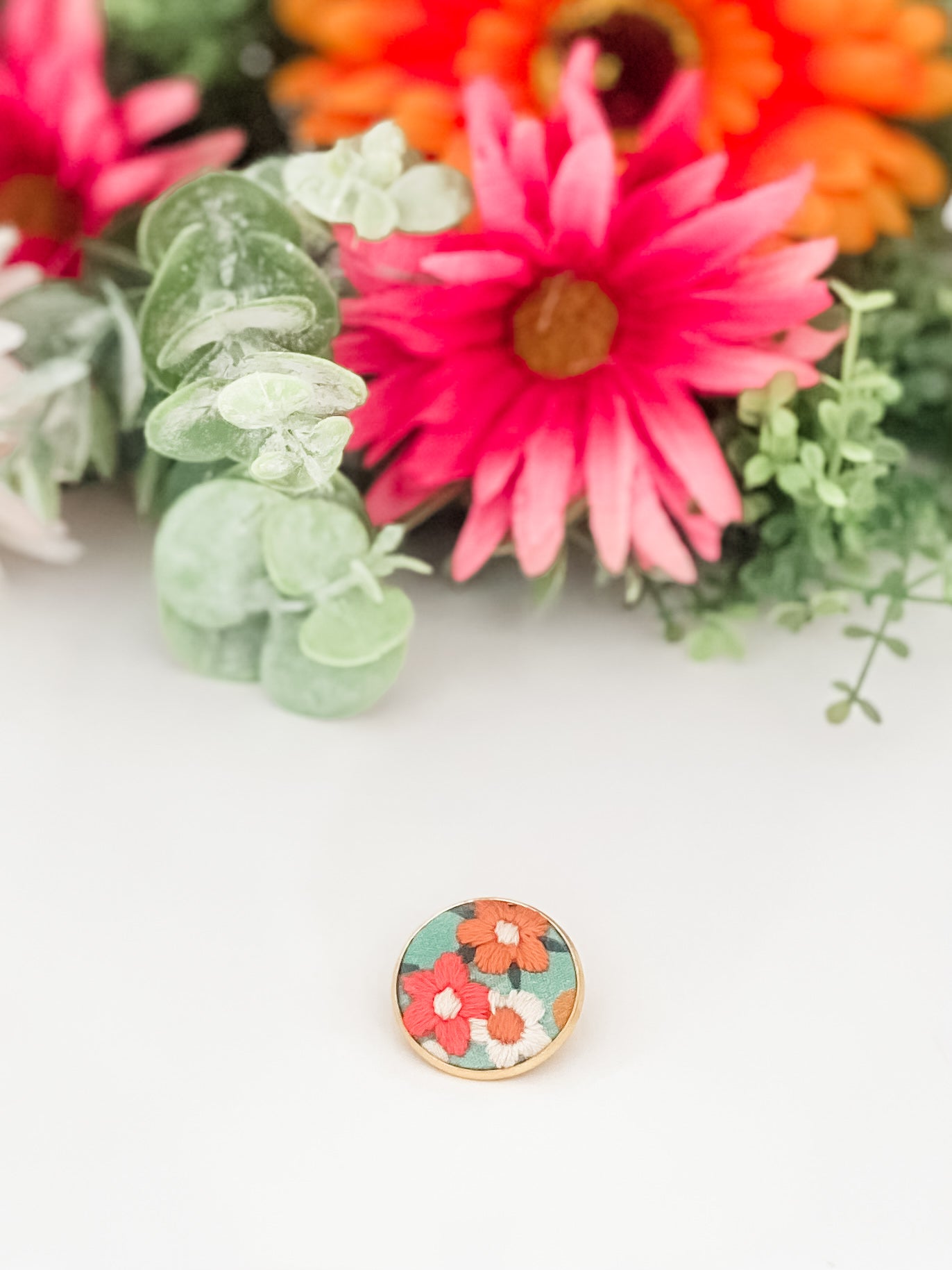Hand-embroidered Pin