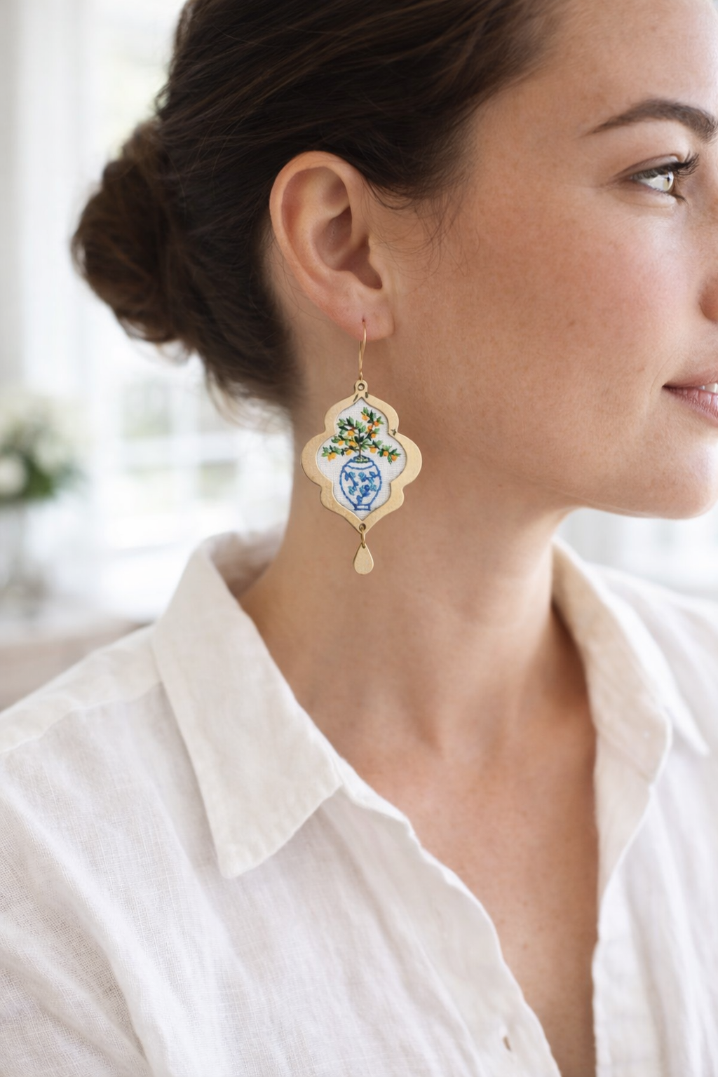 Blue Willow Earrings