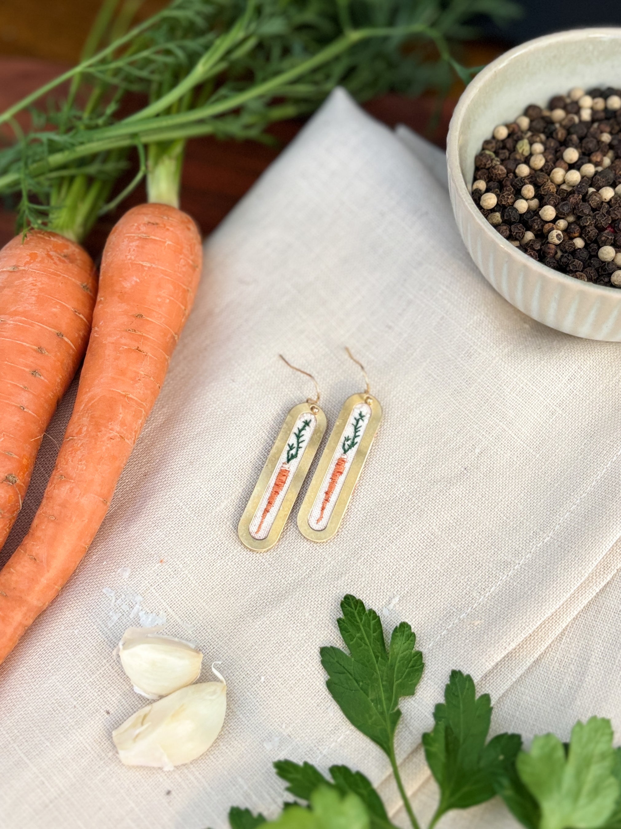 Dutch Carrot Earrings