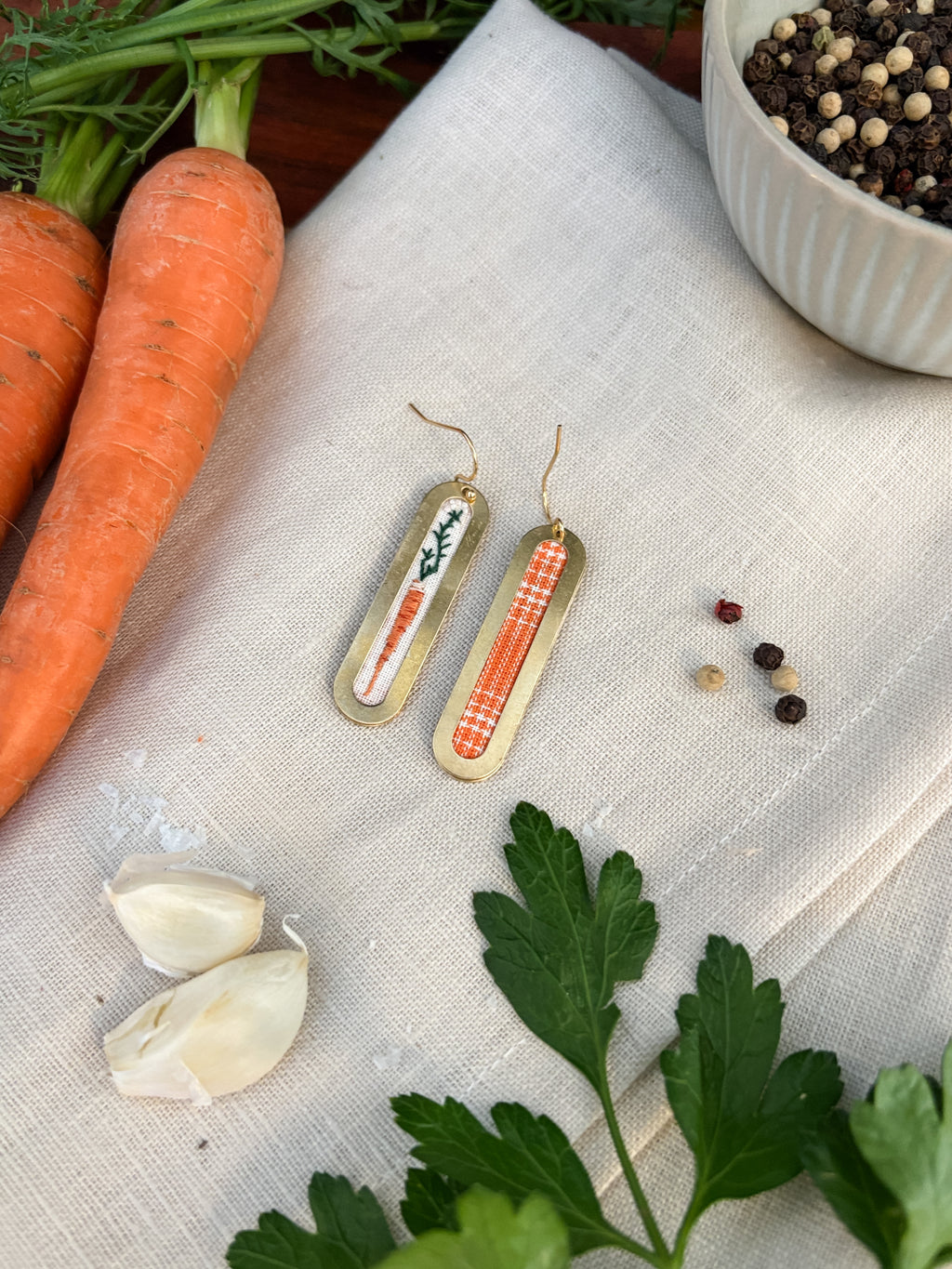 Dutch Carrot Earrings