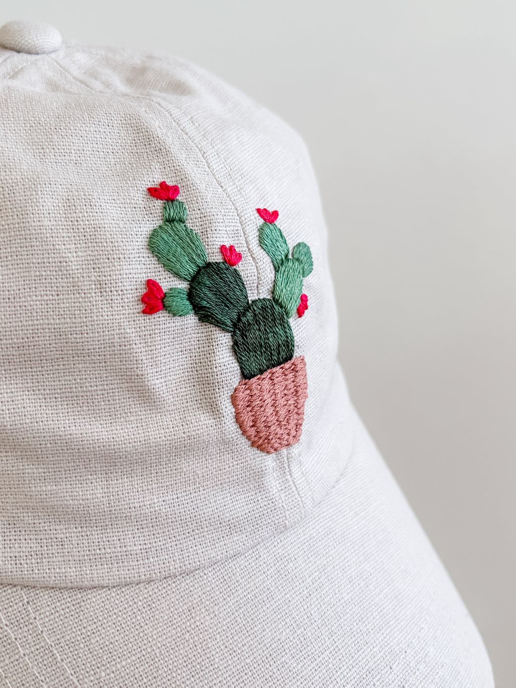 Desert Bloom Hat (Natural, Linen-Cotton Blend)