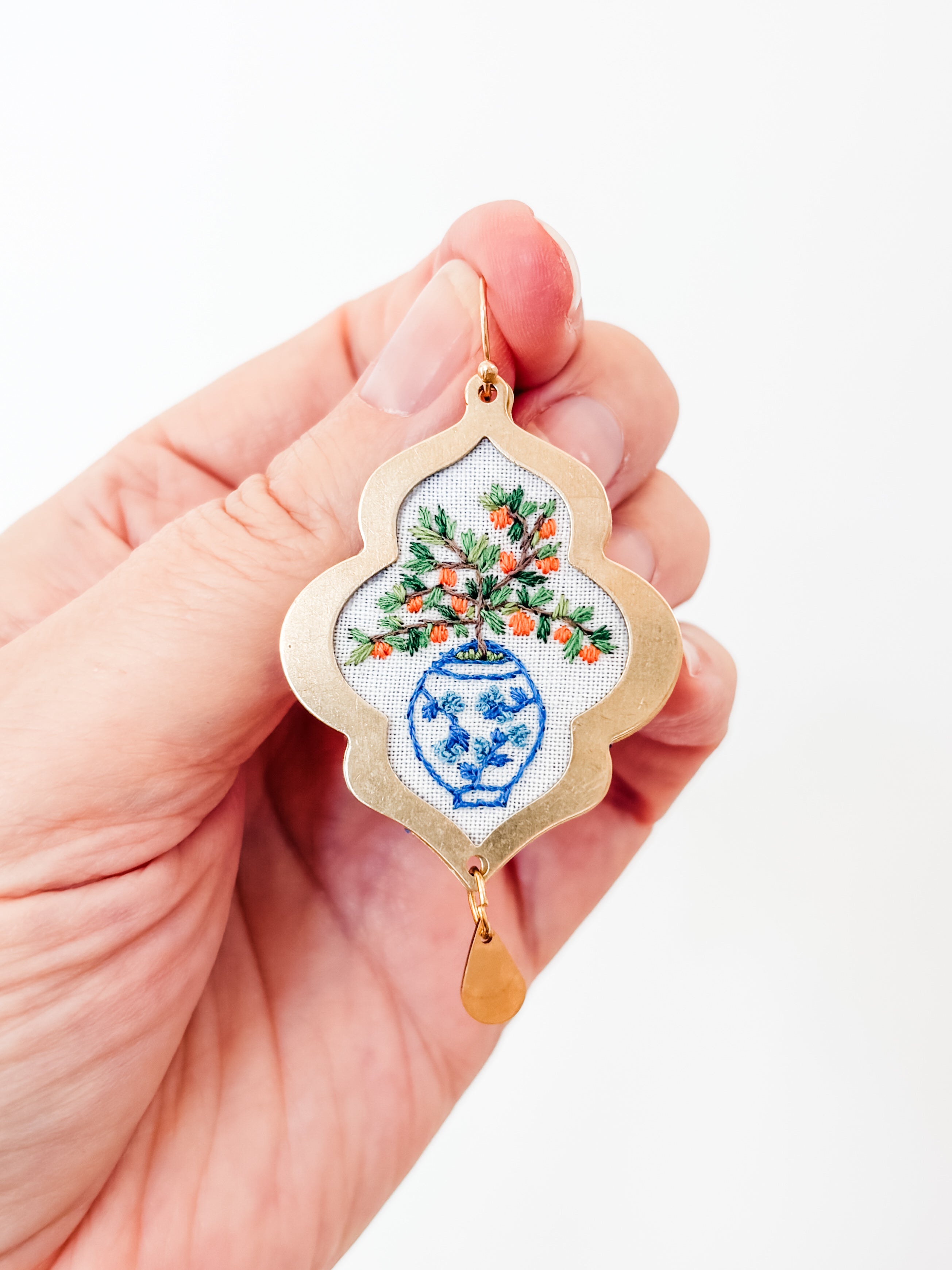 Blue Willow Earrings