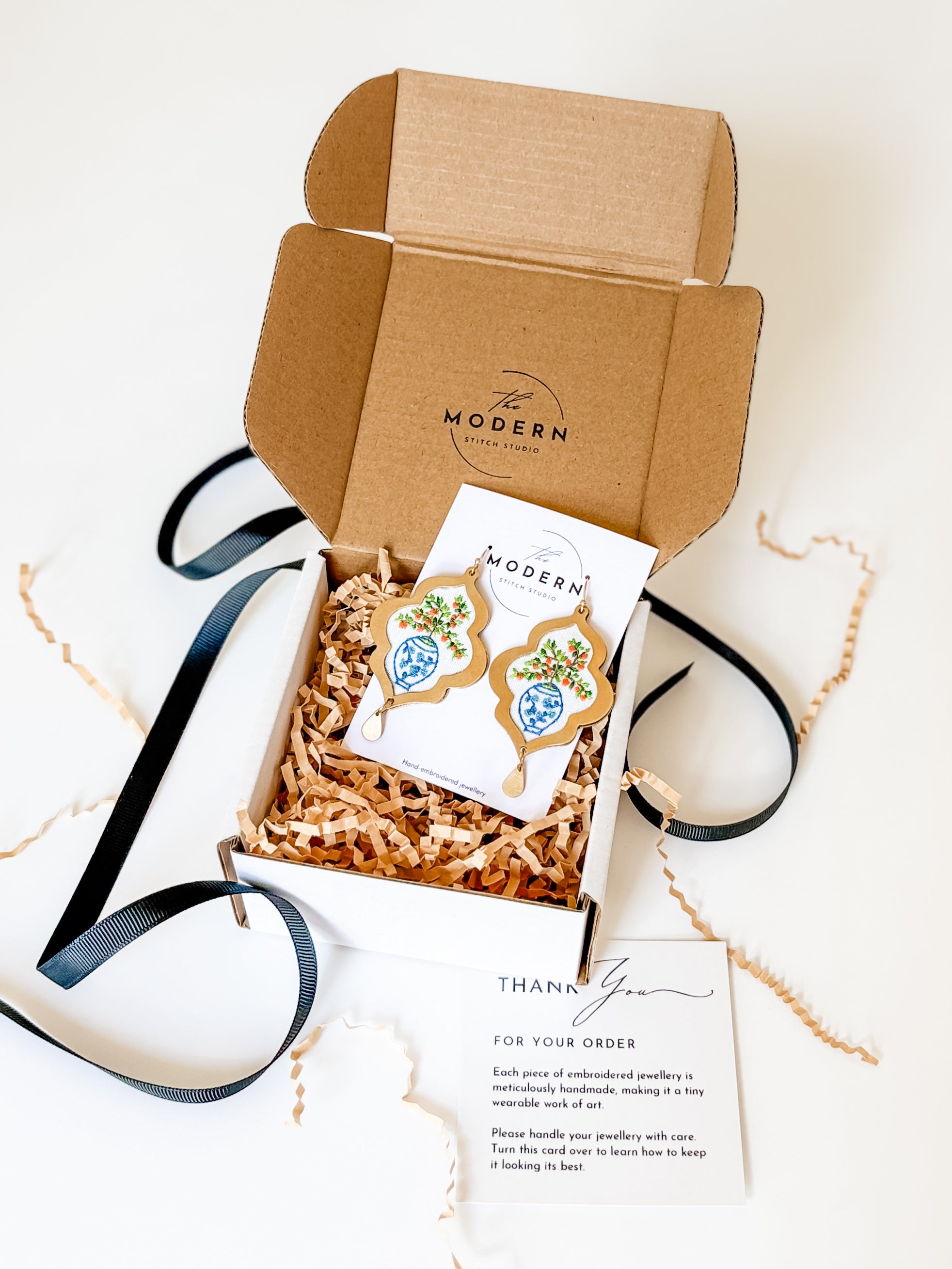 Blue Willow Earrings