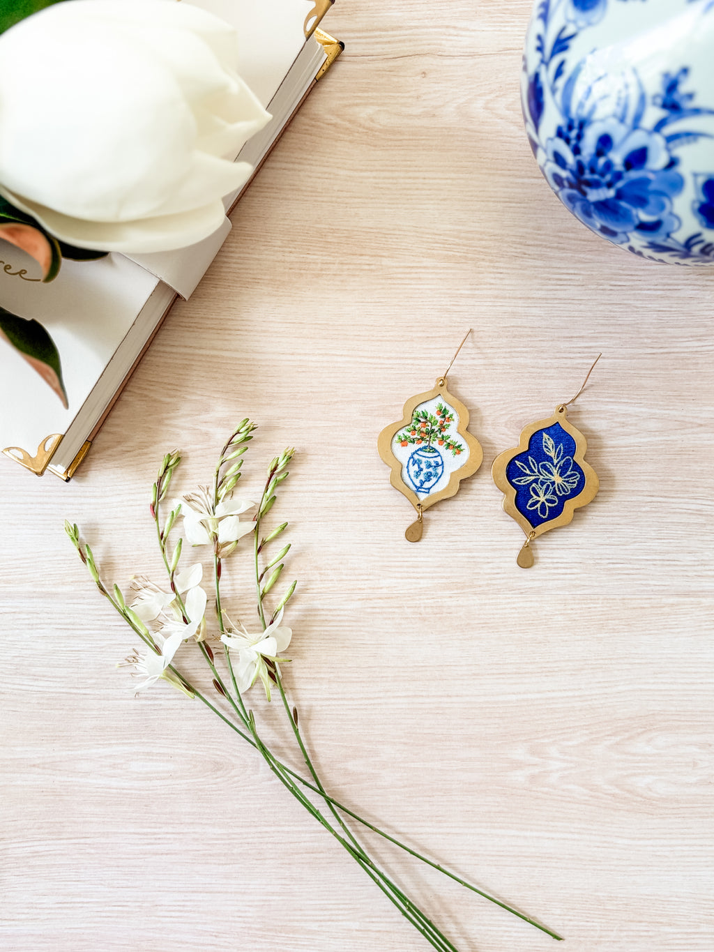 Blue Willow Earrings