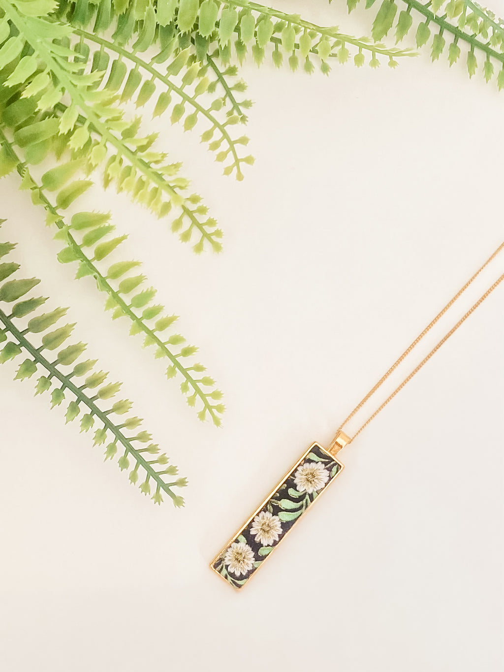 Midnight Bloom pendant necklace