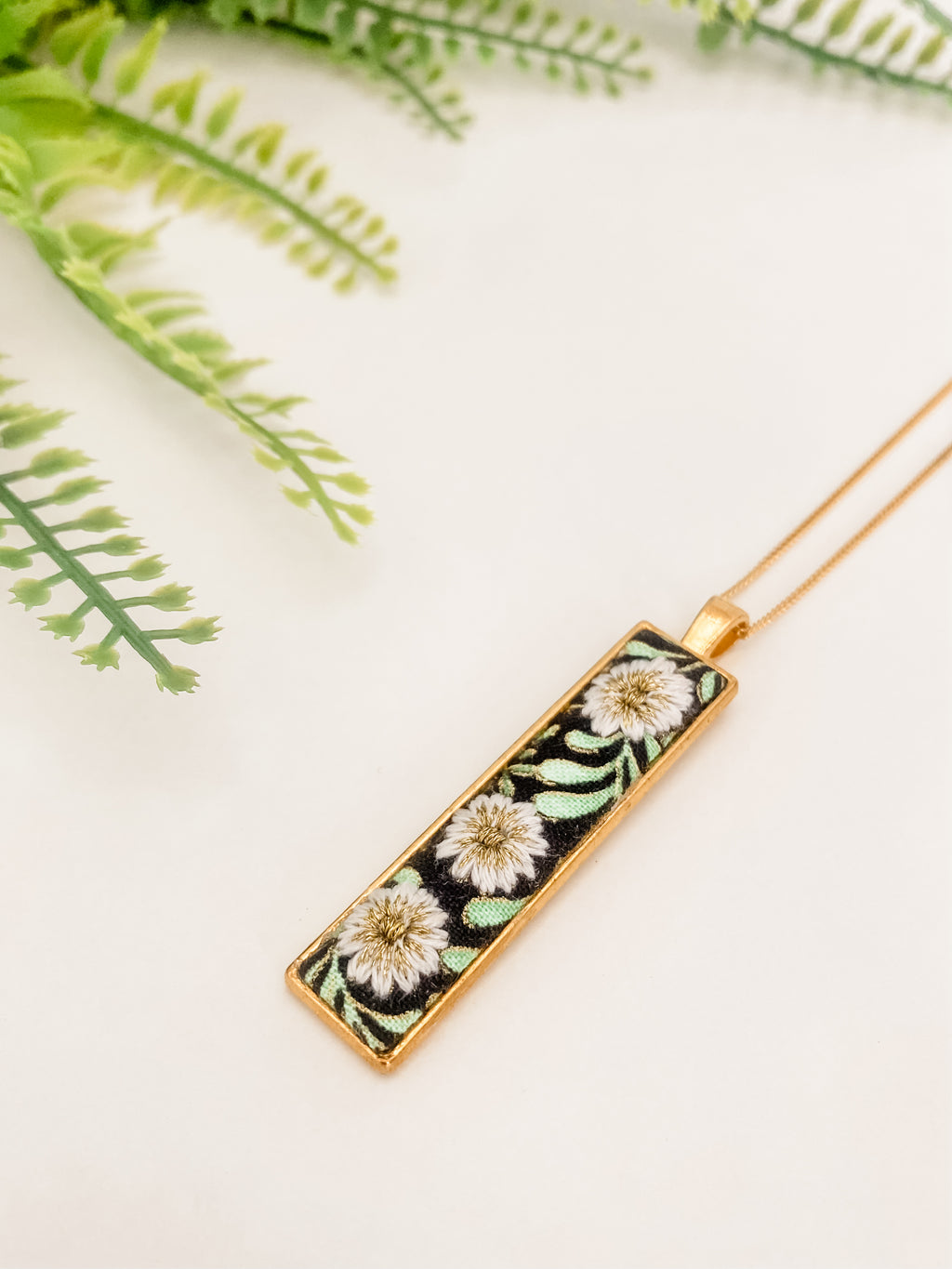 Midnight Bloom pendant necklace