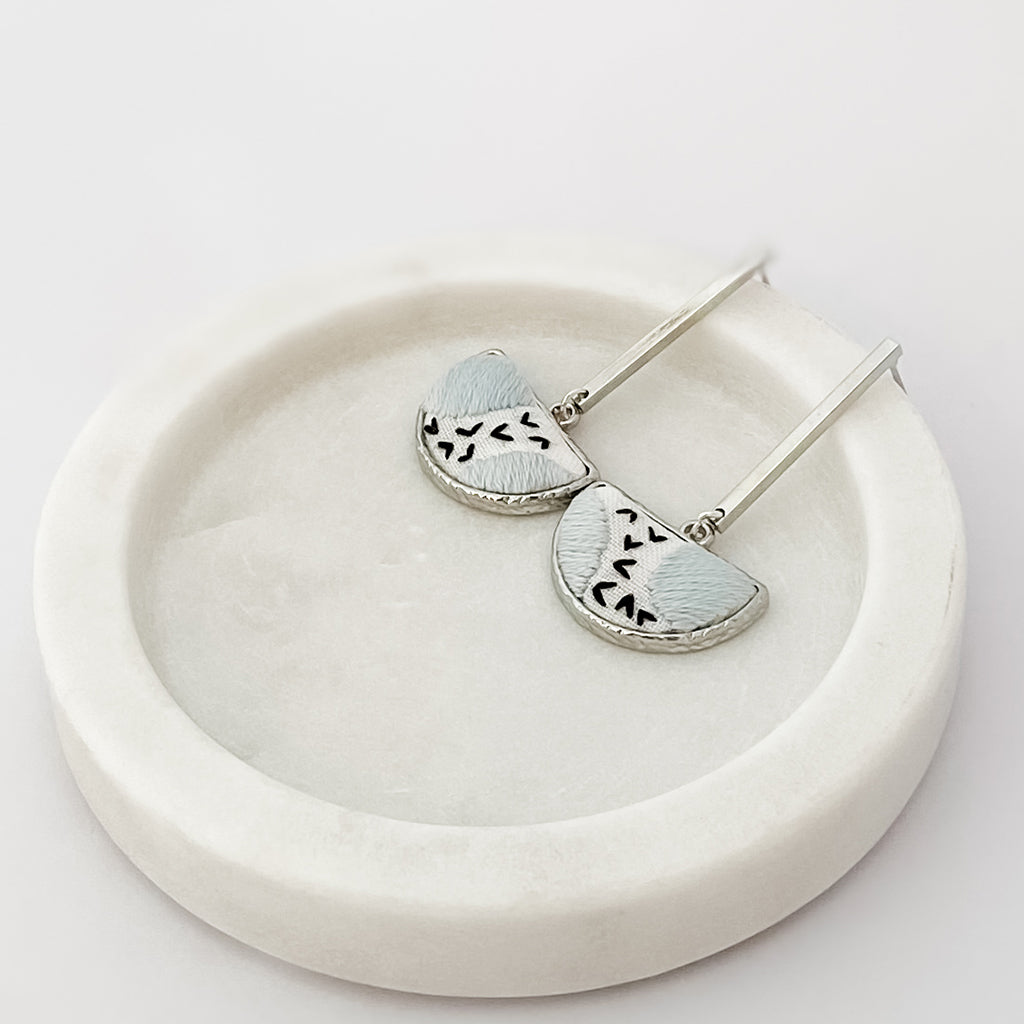 Kuro Chevron Earrings