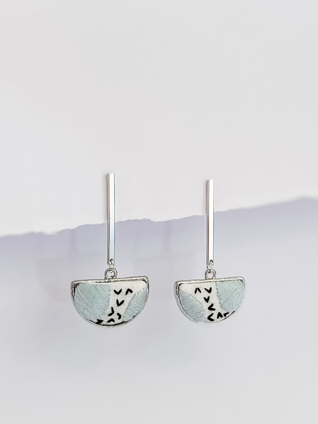 Kuro Chevron Earrings