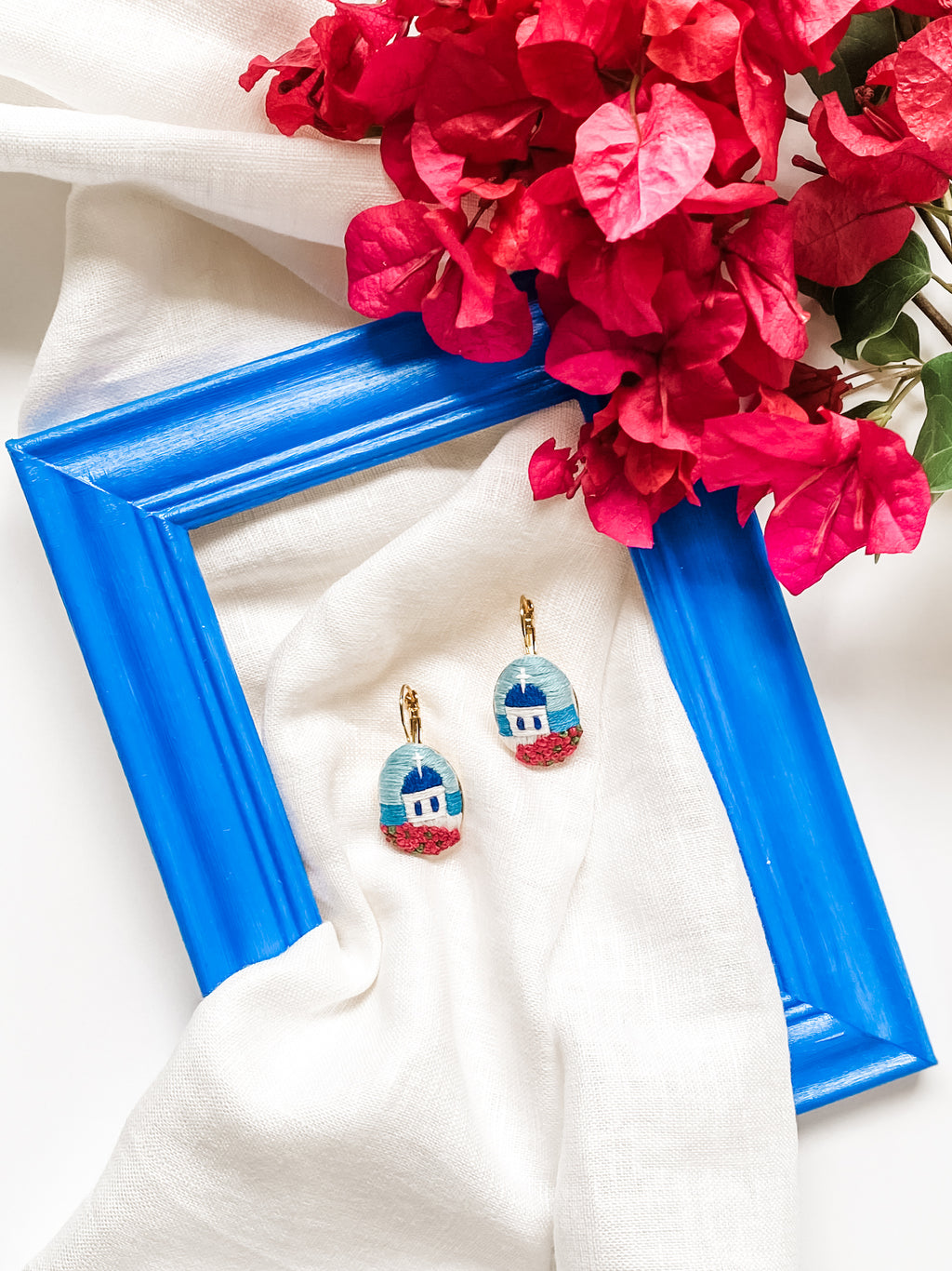 Santorini Earrings Oval