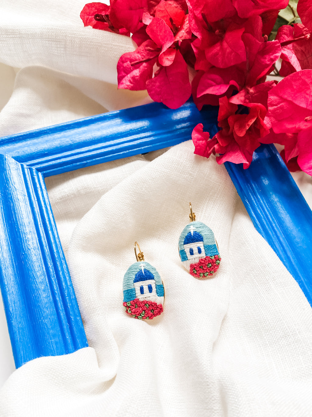 Santorini Earrings Oval