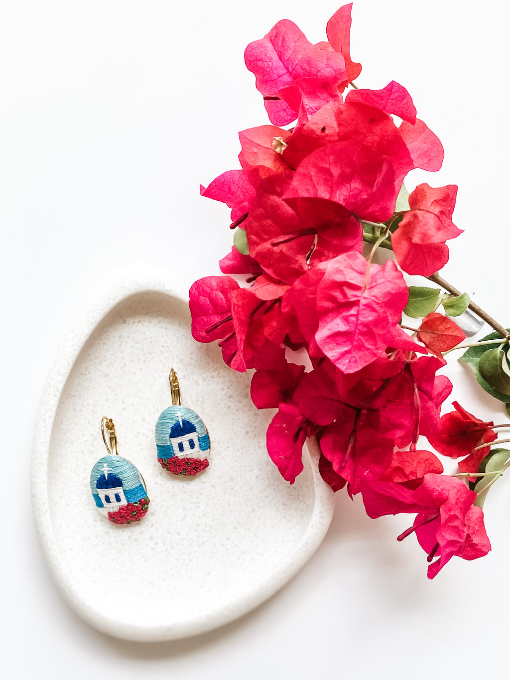 Santorini Earrings Oval