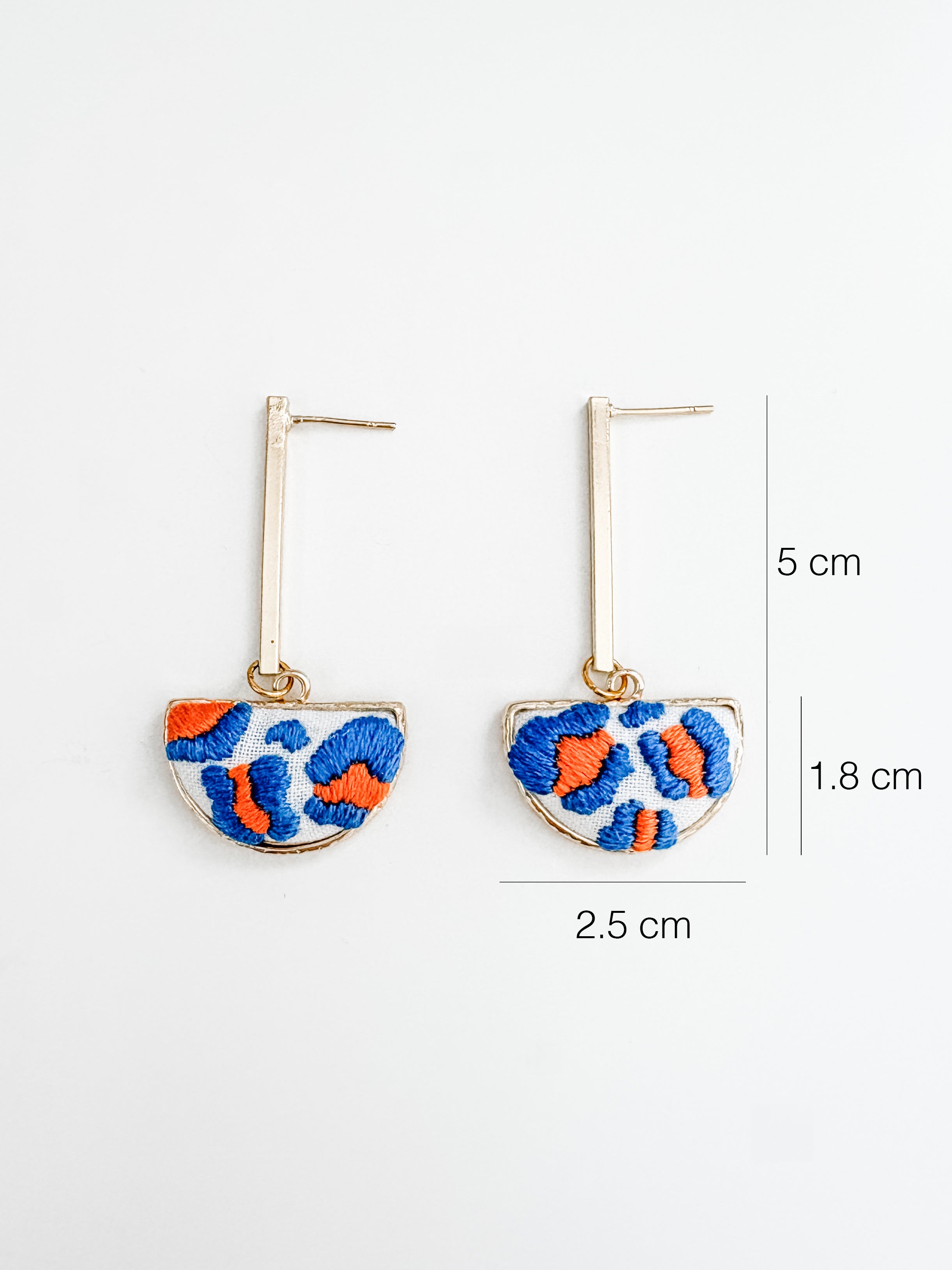 Solana Leopard Print Earrings