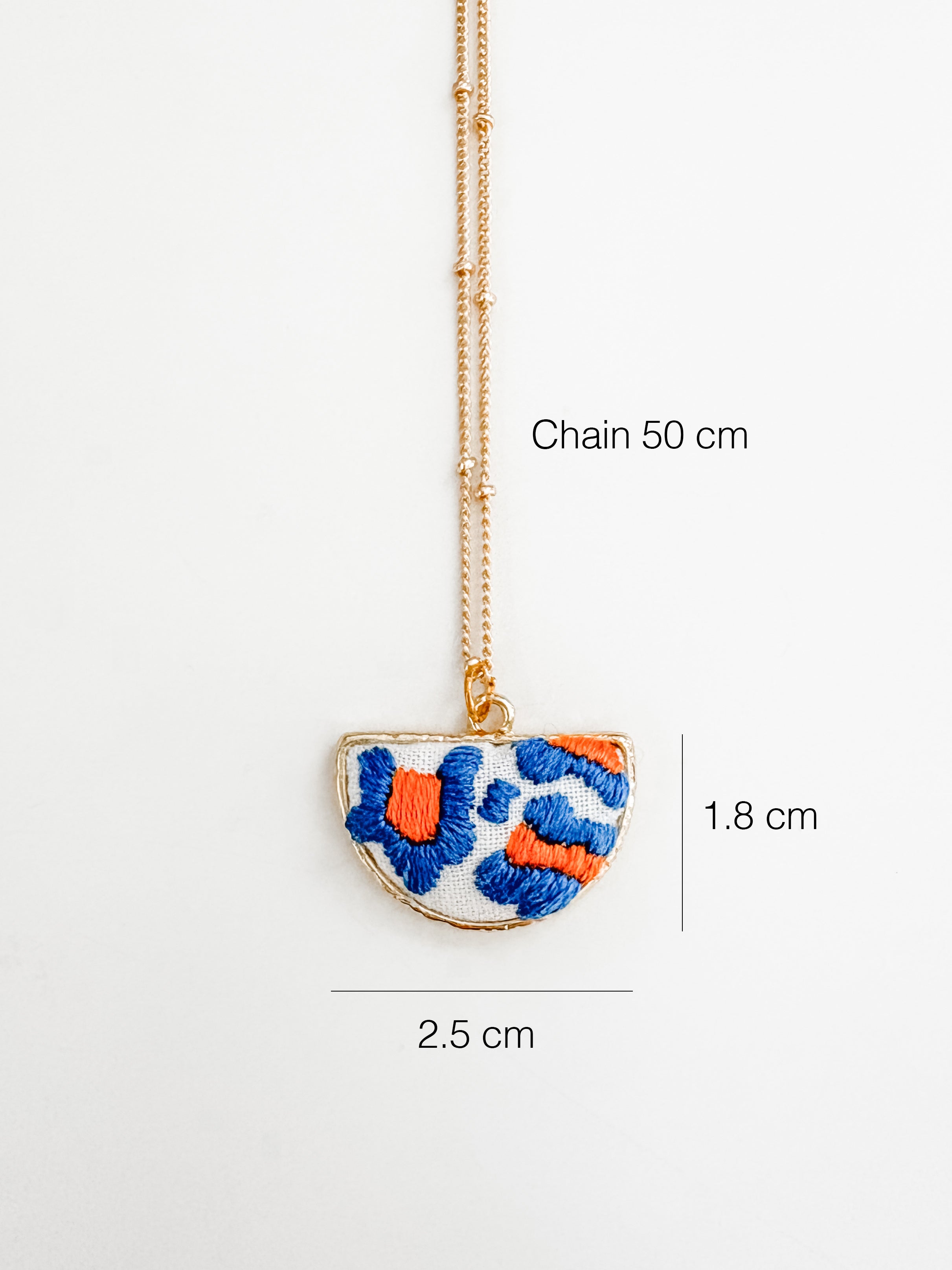 Solana Leopard Print Necklace