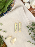 Snow Peas Earrings
