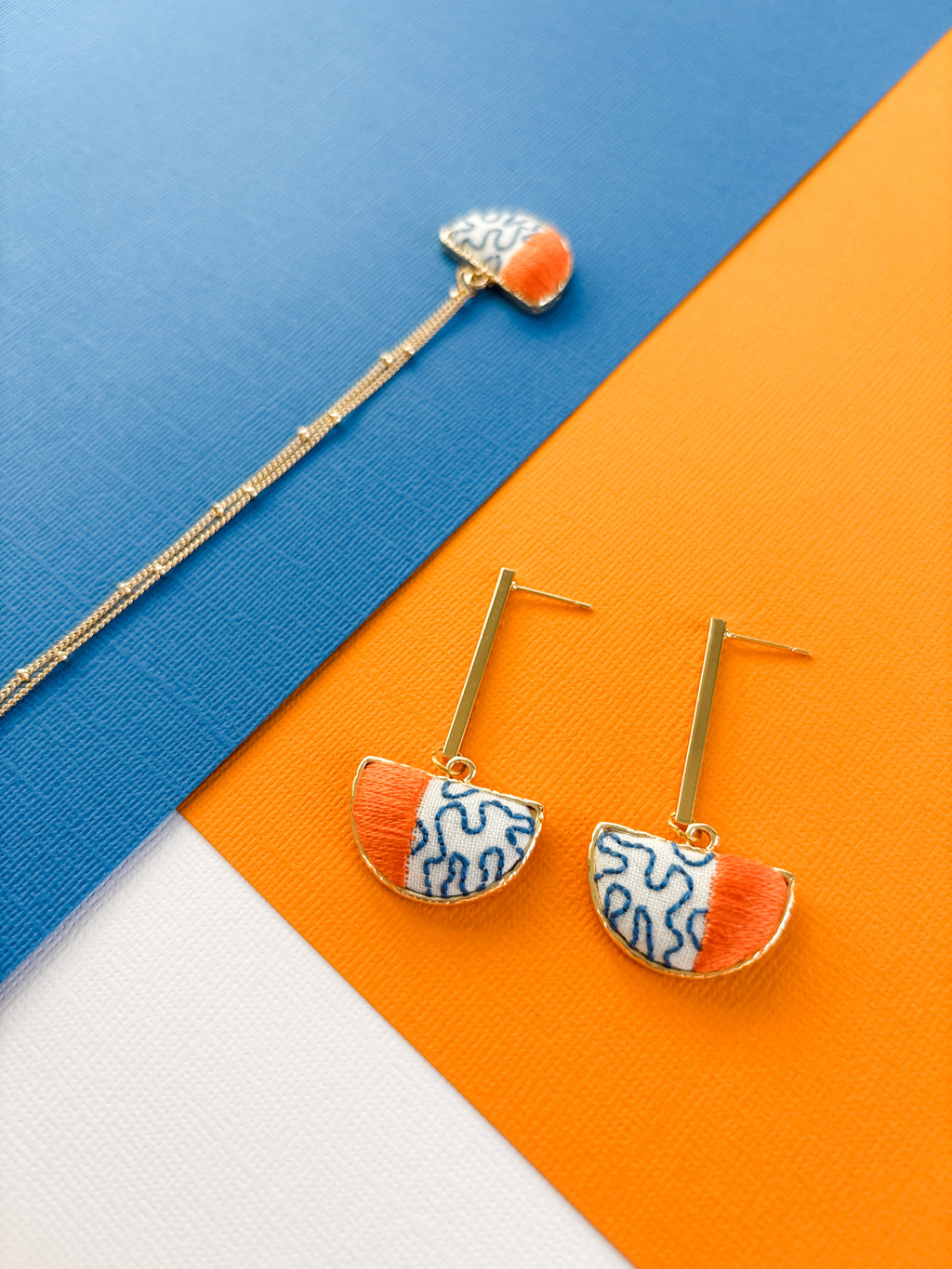 Solana Abstract Lines Earrings