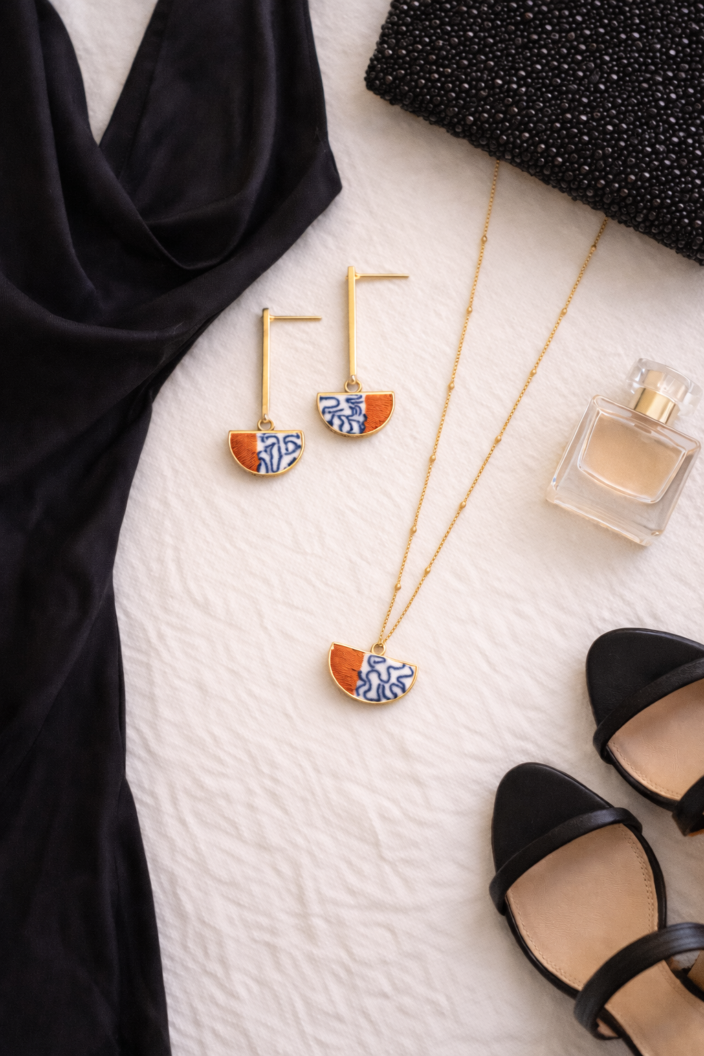 Solana Abstract Lines Earrings