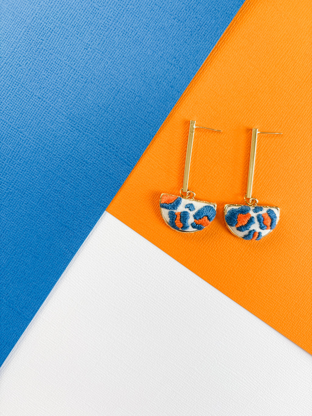 Solana Leopard Print Earrings