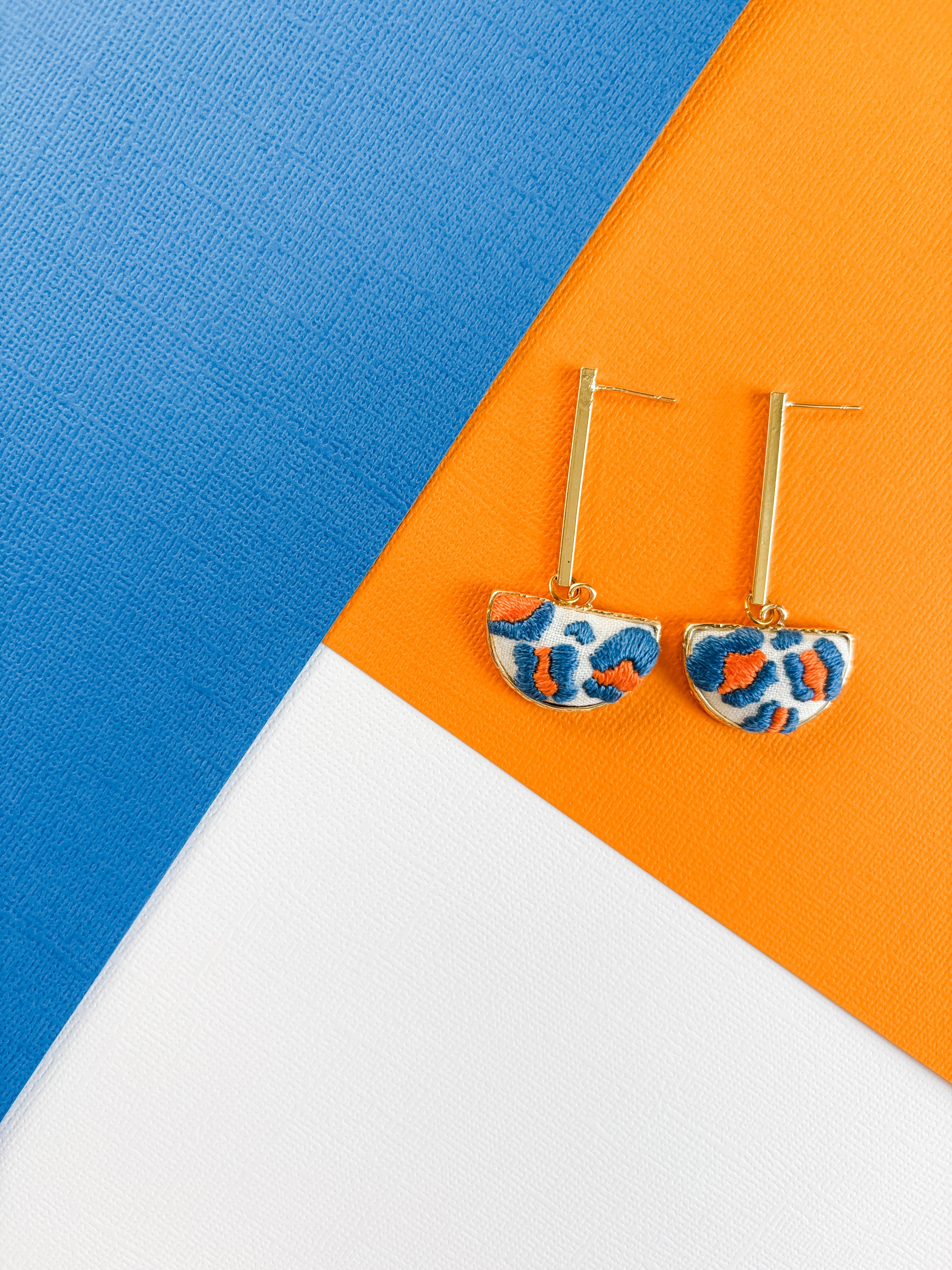 Solana Leopard Print Earrings