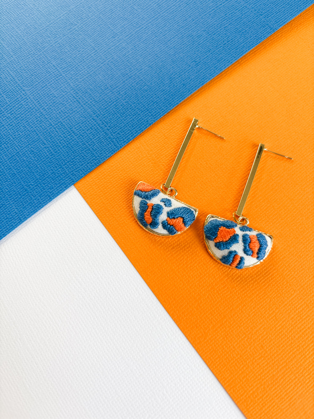 Solana Leopard Print Earrings