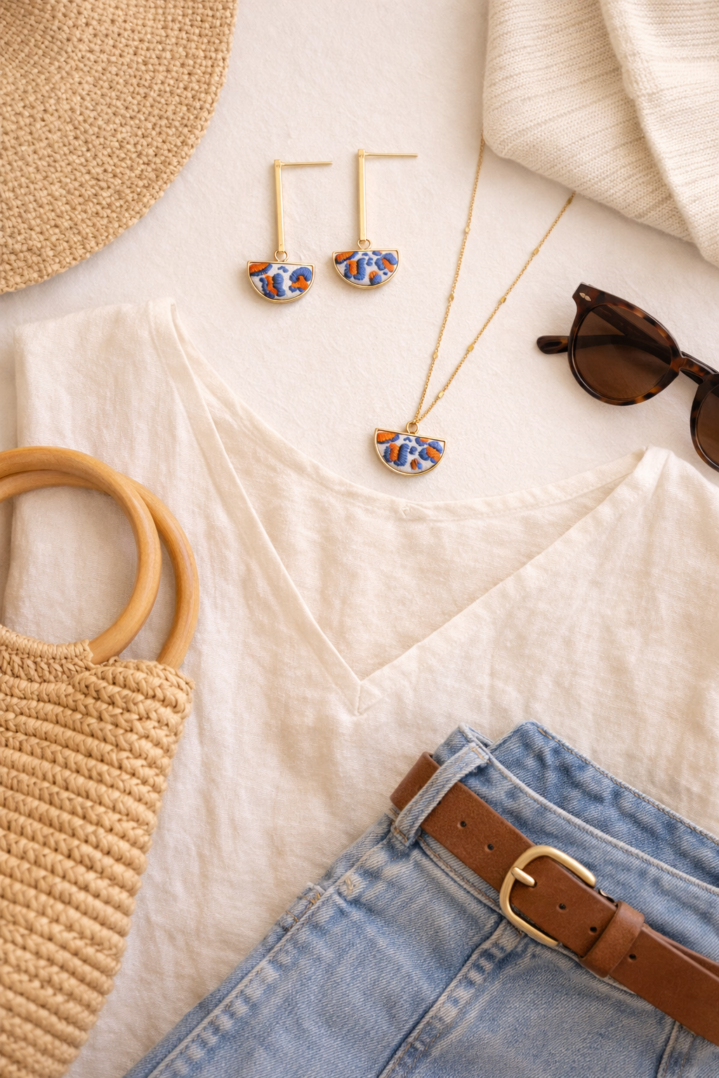 Solana Leopard Print Necklace