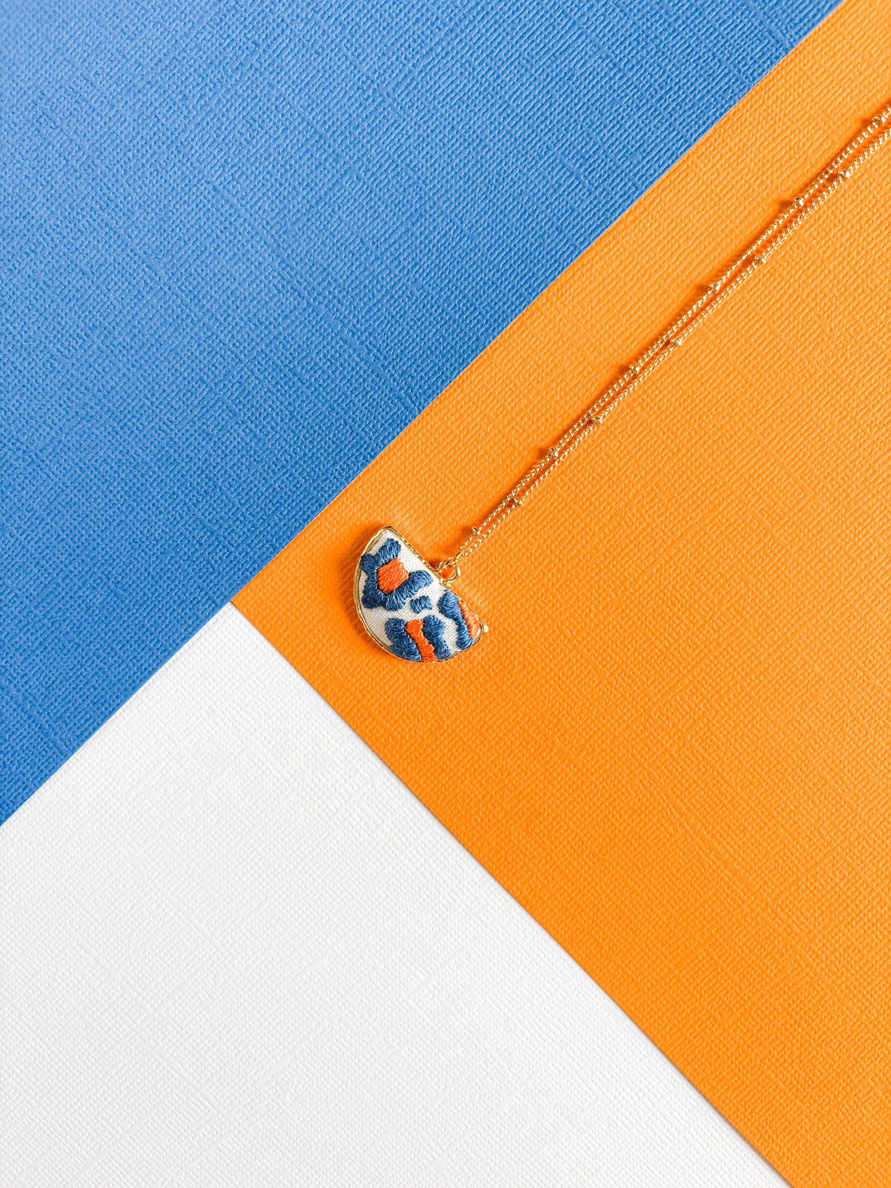 Solana Leopard Print Necklace