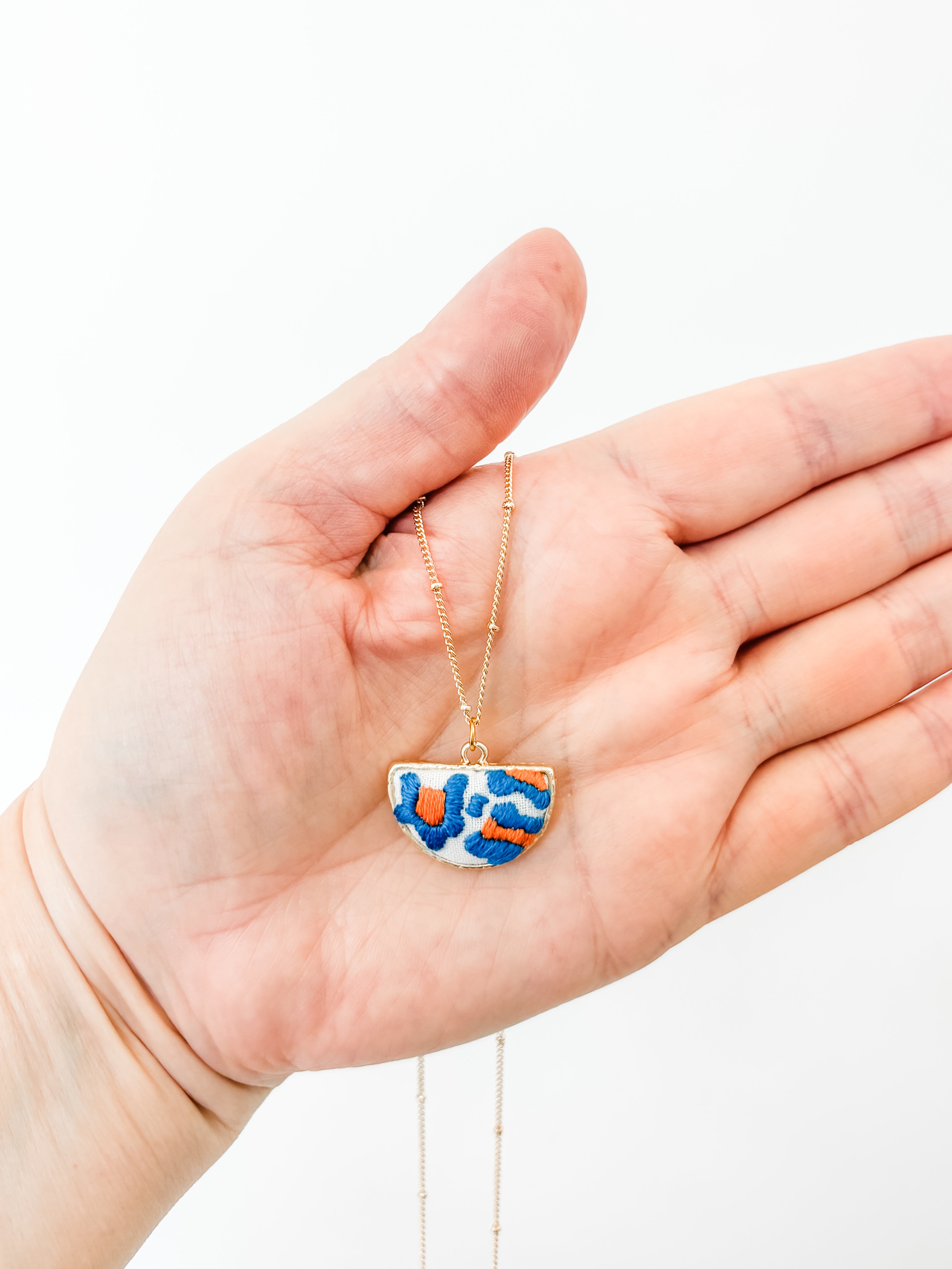 Solana Leopard Print Necklace